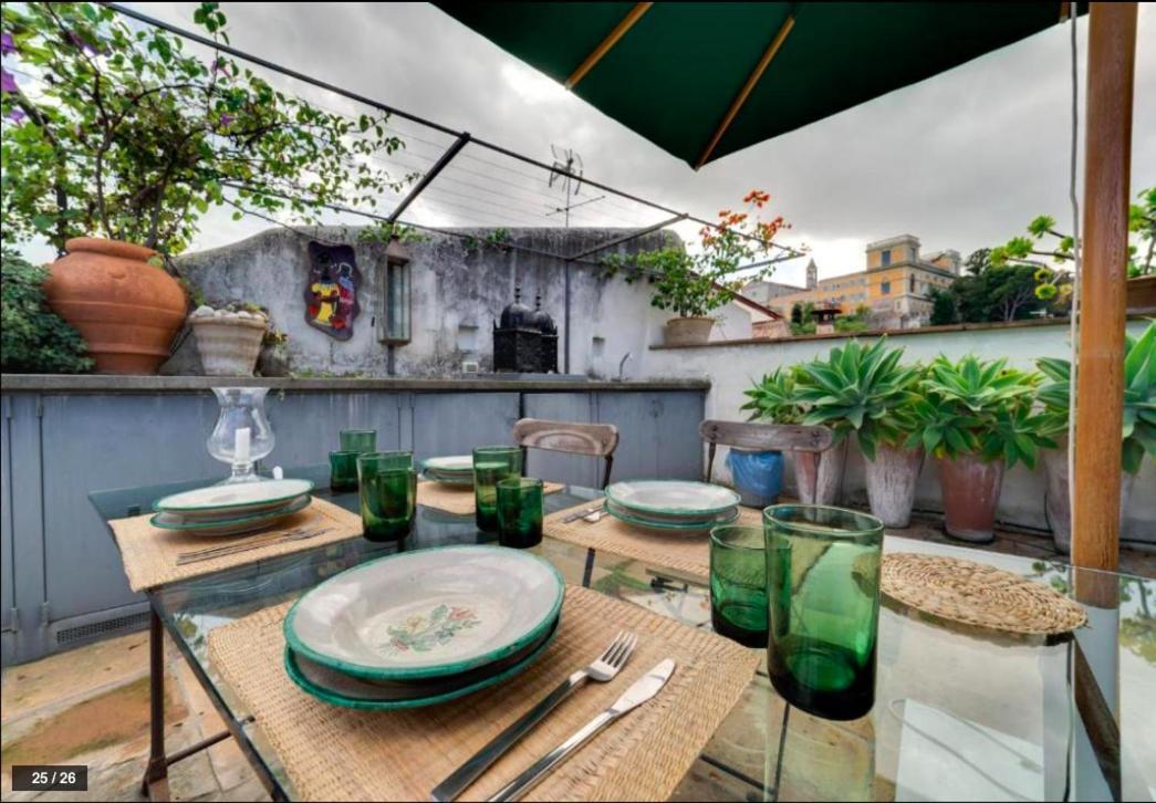Luxury Art Apartment In Trastevere With Terrace Ρώμη Εξωτερικό φωτογραφία
